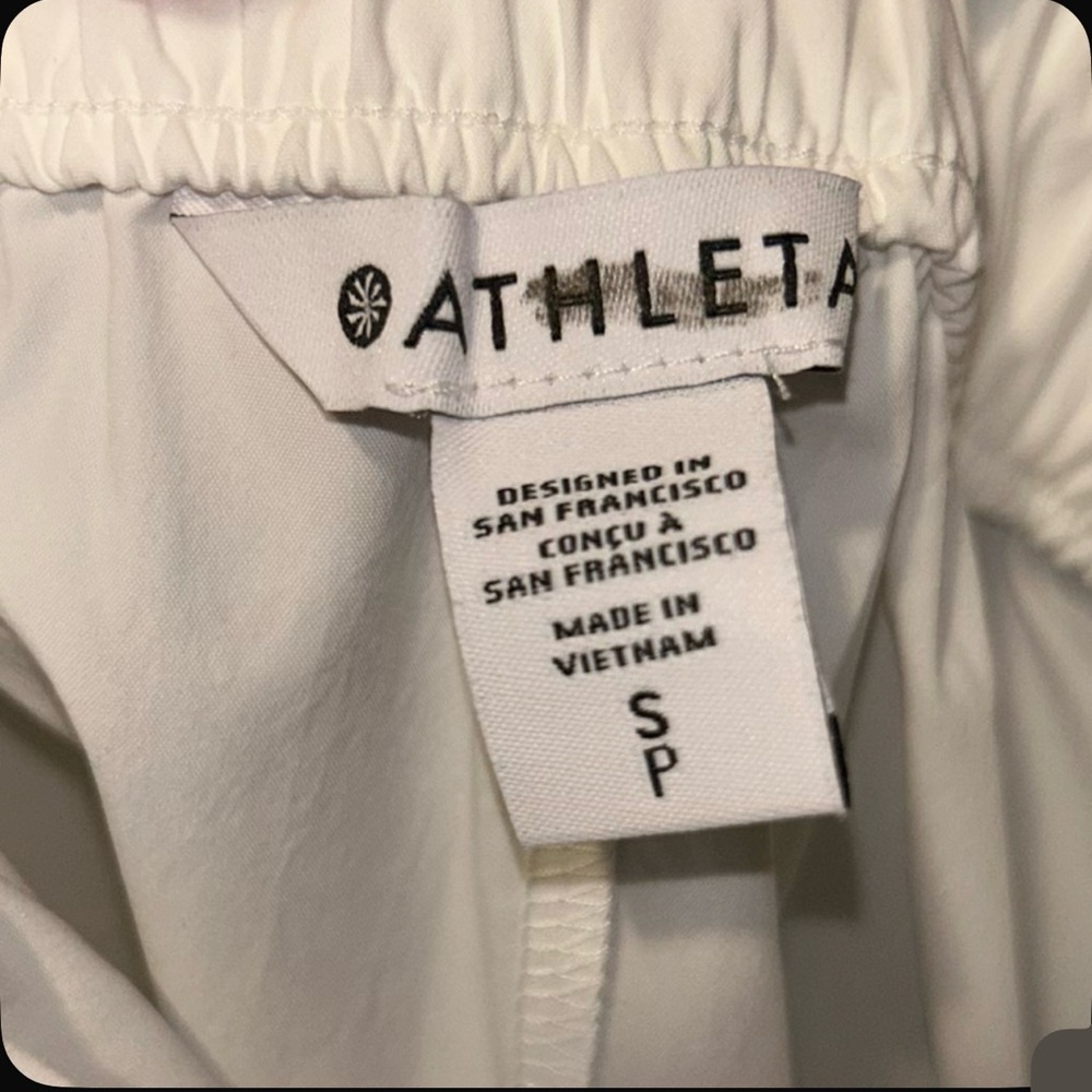 Athleta White Drawstring Pants NWT - image 5